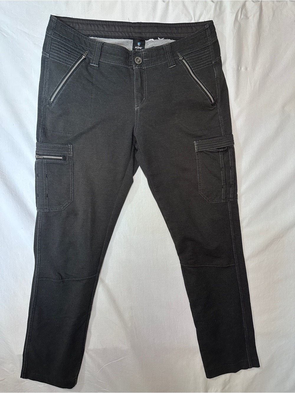 Kuhl Women's Black Cargo Pants with Zip Pockets
